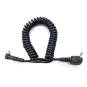 Flash input sync cable male 2.5mm to PC sync
